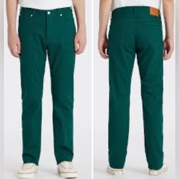 PS Paul Smith Men forest green straight jeans NEW - Picture 1 of 9